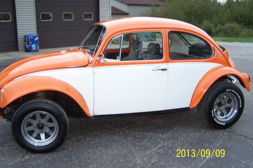 1972 super beetle baja restored 1600 dual port vw volkswagen bug no reserve
