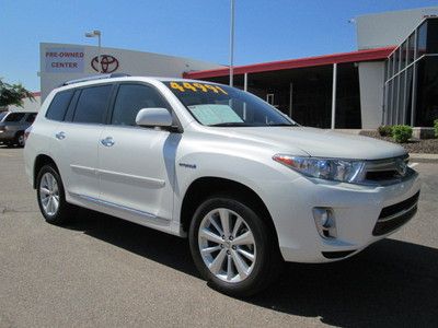 2012 hybrid 4wd awd navigation dvd leather miles:11k certified no reserve