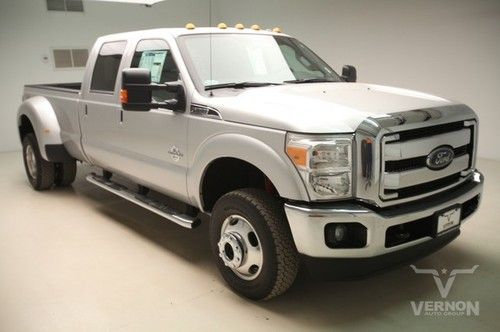 2014 drw lariat crew 4x4 fx4 navigation sunroof leather heated v8 diesel