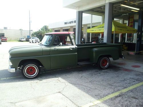 64 chevy c-10 long bed, step side, 350, rear air shocks, power steering &amp; brakes