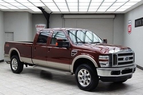 2008 ford f350 diesel 4x4 srw long navigation dvd rear camera crew