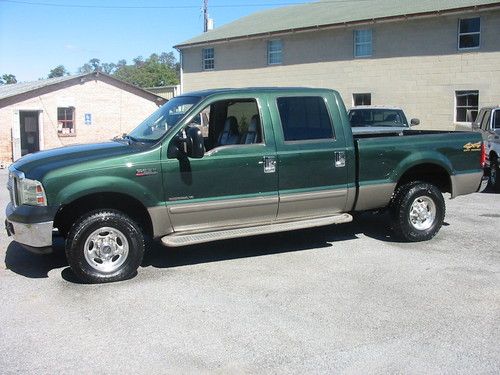 03 ford f250 lariat 4wd crew shortie 7.3 powerstroke turbo diesel leather texas