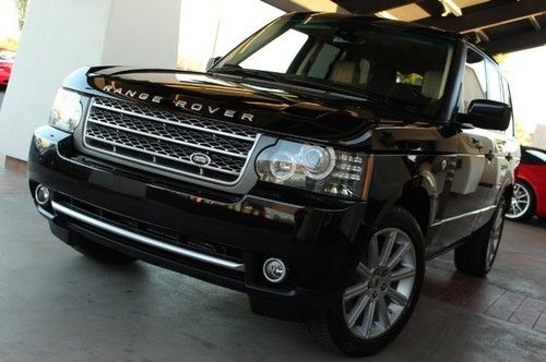 2011 range roger super charged. fully loaded. black/tan. 1 owner. clean carfax.