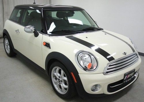 Sell used White MINI Cooper Hardtop 1.6L I4 Manual 6 speed Leather LOW ...