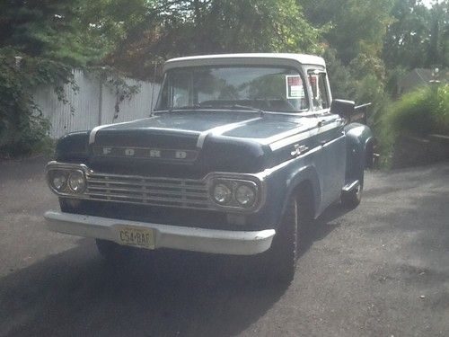 1959 flair side pickup long bed (8x4')'  6 cylinders 223cc, 4 speeds, 2 wd
