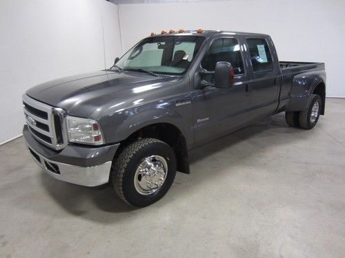 06 ford f350 xlt dually 4x4 6.0l turbo diesel crew cab long bed 1 owner 80+ pics