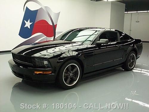 2008 ford mustang bullitt #2826 5spd leather shaker 19k texas direct auto