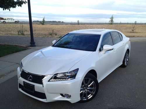 2013 lexus gs 350 awd, only 1k mi, navigation, heated &amp; cooled seats, roof, tint