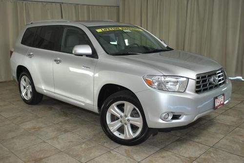 2010 toyota highlander awd sunroof nav rear dvd leather 3rd row back up camera