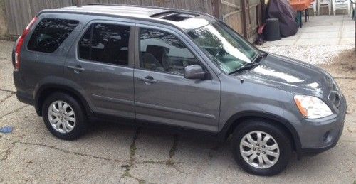 2005 honda cr-v se sport utility-leather-sunroof-1 owner-low mileage-no reserve