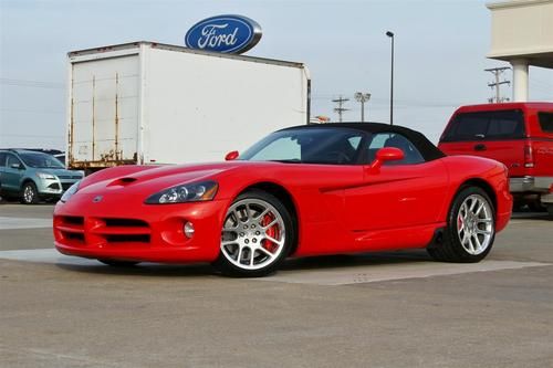 2004 dodge viper srt-10 convertible red 8.3l v10 *immaculate* **50+ pics**