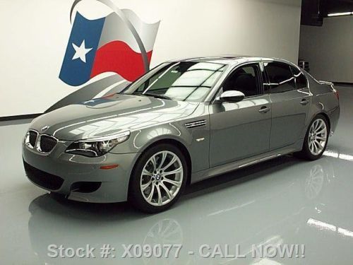 2008 bmw m5 500hp v10 sunroof nav hud 19" wheels 34k mi texas direct auto