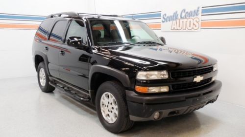 Tahoe z71 4wd 4x4 leather sunroof rear entertainment third row