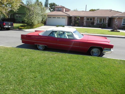 1969 cadillac de ville convertible very nice daily driver runs well