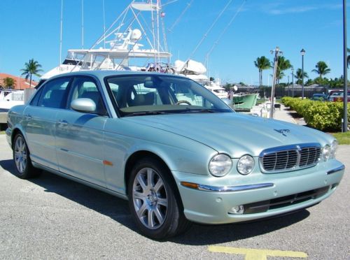 Gorgeous!! 1 owner! clean history! jaguar xj8 l! low miles! snrf! lthr! fl car!