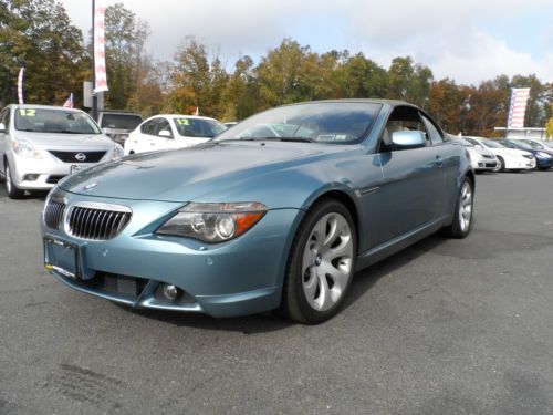 2005 bmw 645ci..blue/tan..navigation..41,500 miles!..clean carfax..save $$$$$$