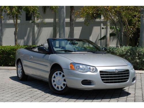 2004 chrysler sebring convertible great miles 2.4l 4-cyl automatic cruise