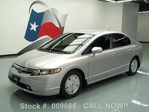 2008 honda civic hybrid sedan automatic navigation 24k texas direct auto