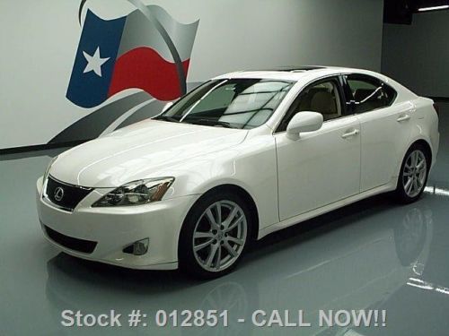 2006 lexus is250 auto leather sunroof paddle shift 64k texas direct auto