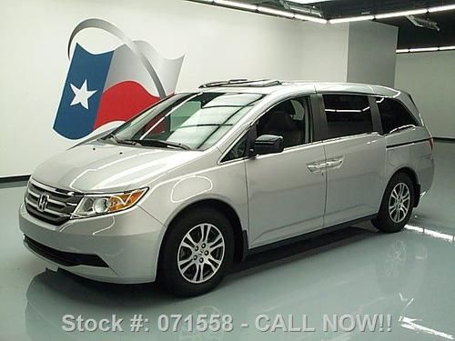 2011 honda odyssey ex-l sunroof dvd rear cam 8-pass 37k texas direct auto