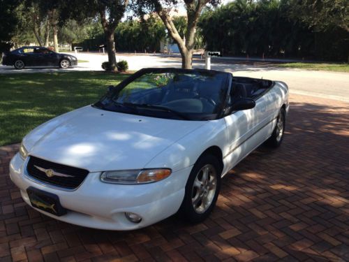 1999 chrysler sebring jxi convertible 2-door 2.5l