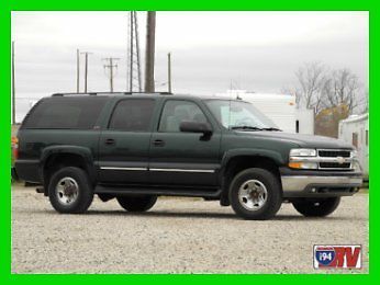 2004 suburban 2500 4x4 8.1l no reserve 8100 v8 hd 3/4 ton 4wd third row seat g80