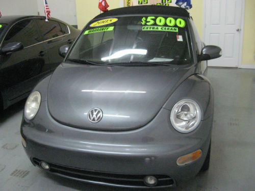 2005 volkswagen beetle gls convertible 2-door 1.8l