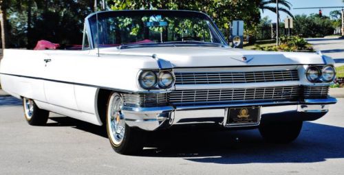 Simply stunning just 33000 miles 1964 cadillac deville convertible 1 of a kind