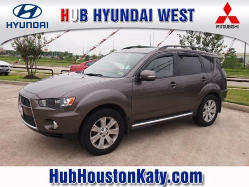 2012 mitsubishi outlander es alloys cloth 3rd row rockford fosgate roof tx