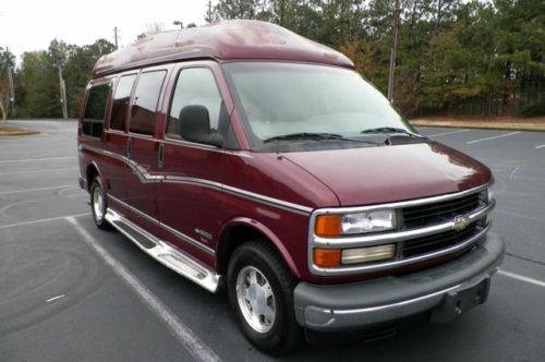 Chevy express 1500 sport sherry designs conversion van 68k low miles no reserve