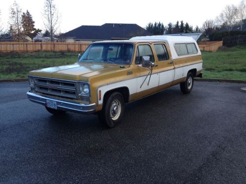 1975 gmc sierra crewcab camper special 3+3 2500