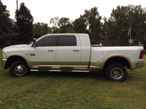 Dodge ram dually 3500  leather interior laramie mega cab 4x4 turbo diesel truck