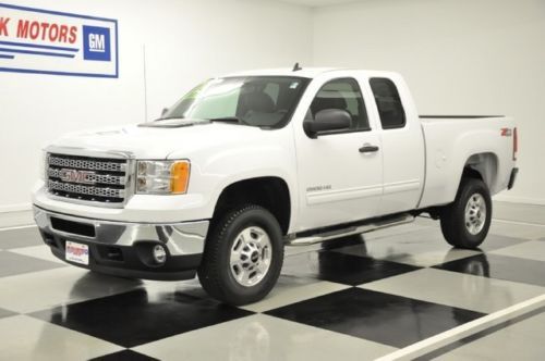 2013 sierra 2500 hd diesel 6.6 sle z71 4x4 duramax extended truck leather 4wd 12