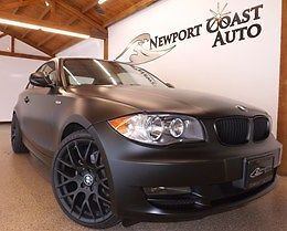 2010 custom matte black paint 128i automatic factory warranty 19&#034; sport wheels