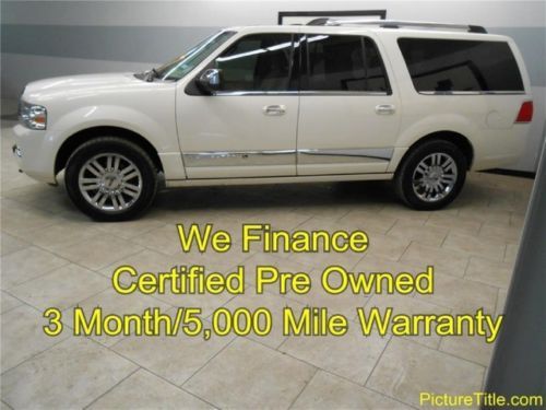 07 navigator l elite heated seats gps navi tv dvd power step warranty finance