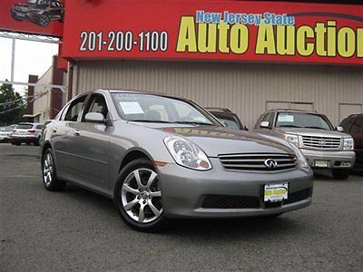 06 infiniti g35 x all wheel drive carfax certified leather sunroof