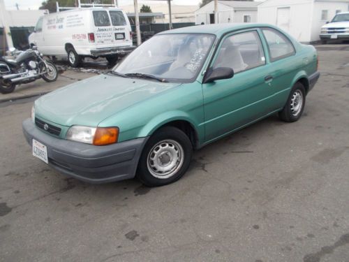 1995 toyota tercel, no reserve