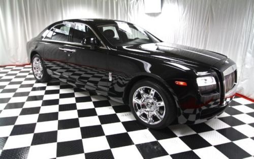 2012 rolls royce ghost! diamond blk/blk! feature selection 1!! theatre! pano!