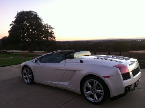 2008 lamborghini gallardo spyder convertible 2-door 5.0l