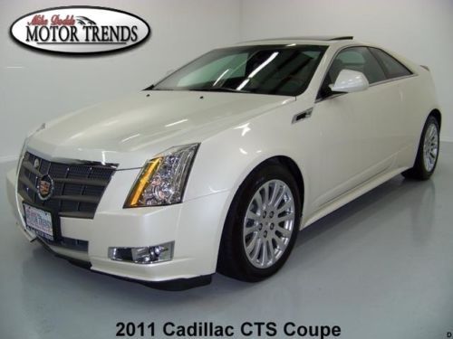 2011 cadillac cts coupe awd premium navigation rearcam roof heated ac seats 46k