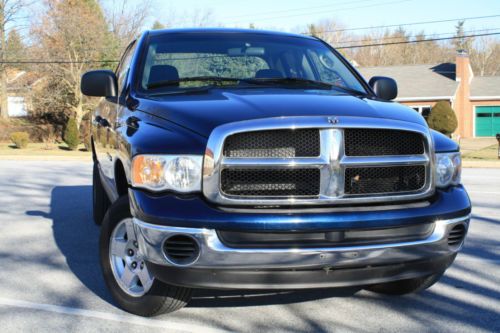 2005 dodge ram 1500 slt 4wd 4x4 quad cab 77k miles tow package, great work truck
