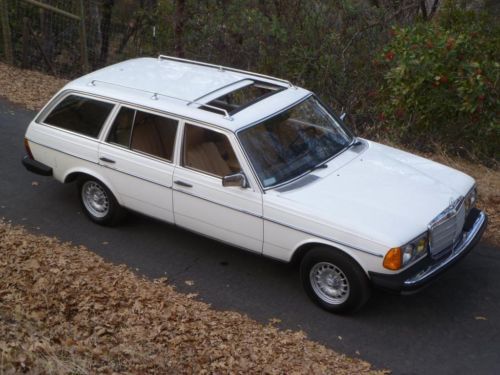 1982 mercedes benz 300td turbo diesel wagon 171k 7-passenger w123 ca car no res!