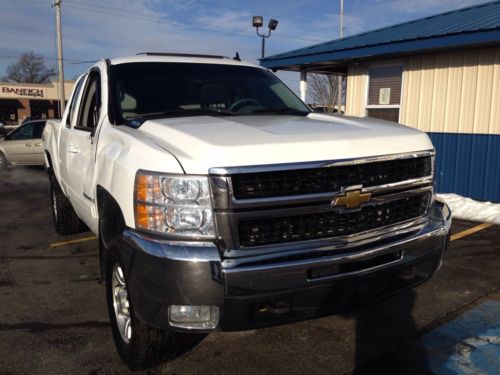 Duramax chevy silverado 2500hd, 6.6, ltz, z71, leather, 4wd rebuildable,