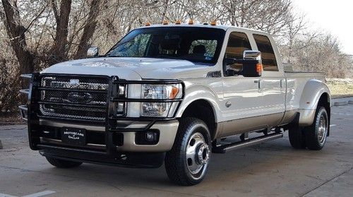 2011 ford f-350 king ranch 4x4 diesel backup camera navigation ranch hand bumper