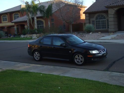 2006 saab 9-3, 2.0 l. leather interior, light beige shade.