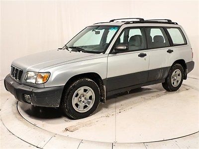 02 subaru forester l 2.5l 4cyl 4wd awd no reserve