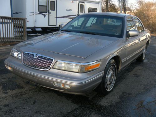 1995 mercury grand marquis gs sedan 4-door 4.6l no reserve, clean, cruiser