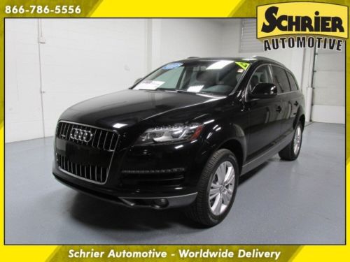 2011 audi q7 3.0t prem plus quattro black panoramic roof btooth power liftgate