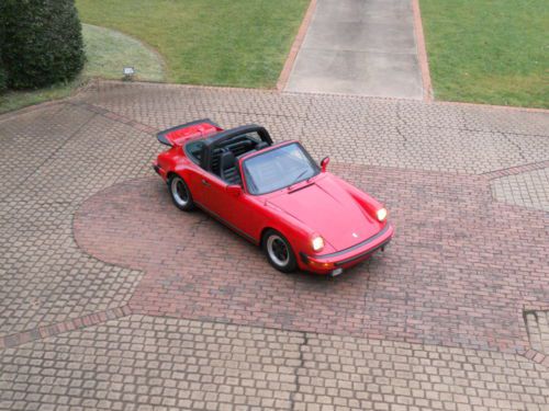 1983 porsche 911sc targa, excellent condition, rust-free southern car
