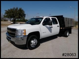 '11 v8 chevy 3500hd crewcab 9' knapheide dump chipper flatbed dually we finance!